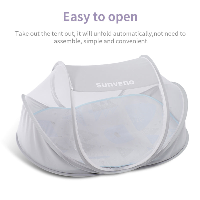 SUNVENO Portable Baby Bed w/t Mosquito Net