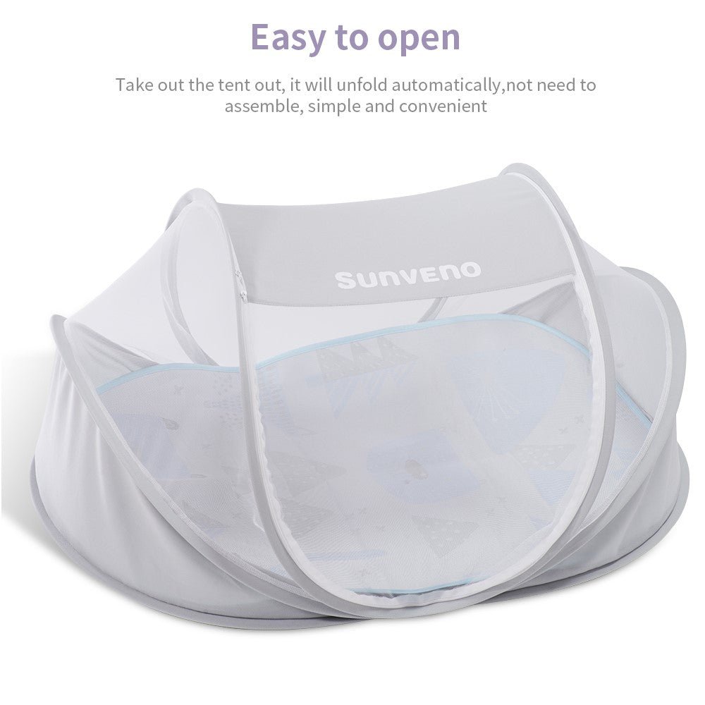 SUNVENO Portable Baby Bed w/t Mosquito Net