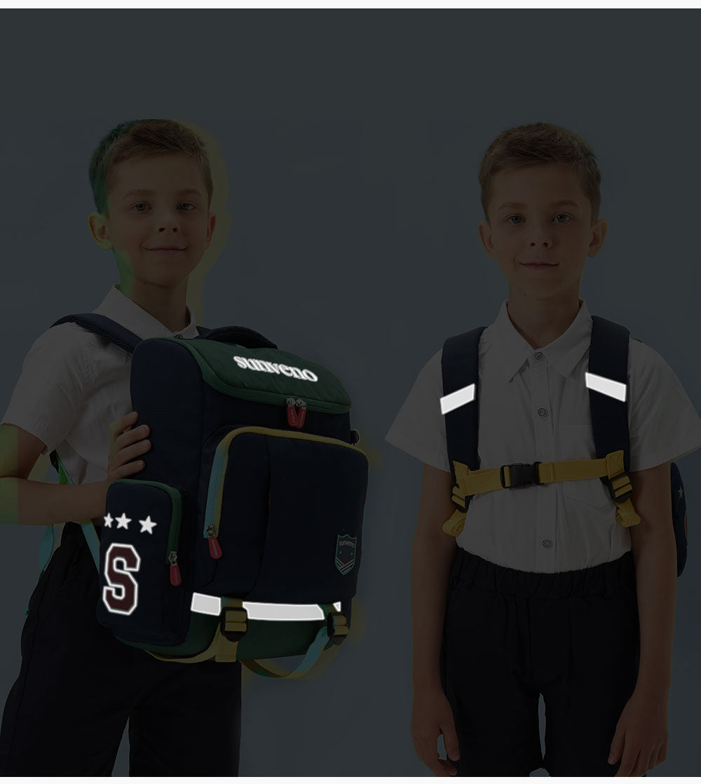 SUNVENO School Bag - Blue