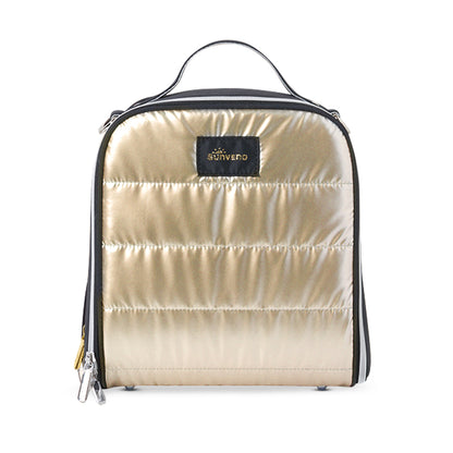 Sunveno Thermal Insulated Lunch Bag/Milk Bag - Gold Large