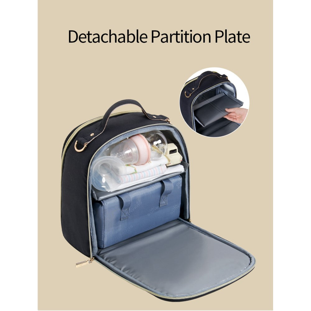 Sunveno Thermal Insulated Lunch Bag/Milk Bag - Gold Large