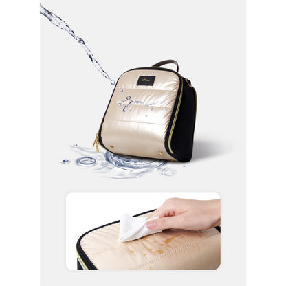 Sunveno Thermal Insulated Lunch Bag/Milk Bag - Gold Large
