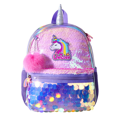 SUNVENO Unicorn Sparkle Backpack - Pink