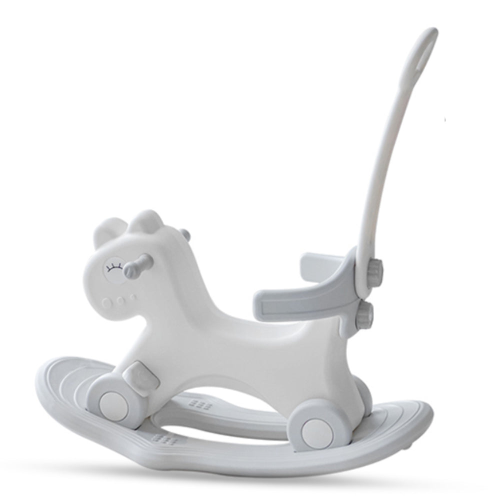 TEKNUM 2in1 Rock Ride On with Push Handle - Grey White