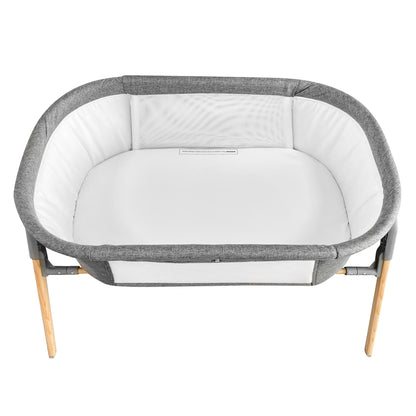 TEKNUM 3 - IN - 1 Baby Rocker Bassinet/Infant Crib w/Mosquito net - Grey