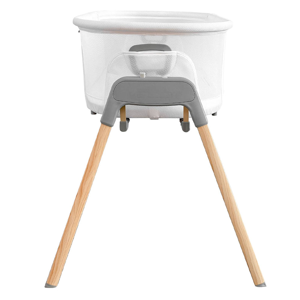 TEKNUM 3 - IN - 1 Baby Rocker Bassinet/Infant Crib w/Mosquito net - White