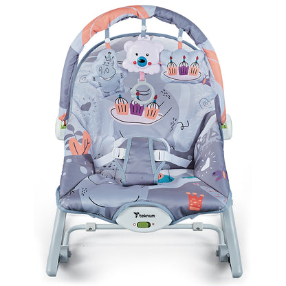 TEKNUM 3In1 Rocker/Baby Seat/Recliner with Soothing Music - Party Grey