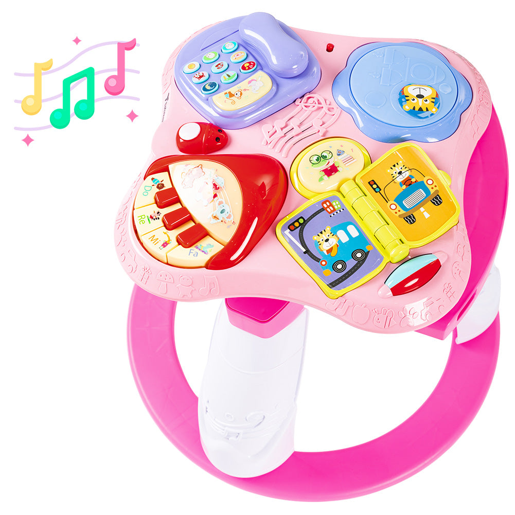 TEKNUM 3-in-1 Walker/Activity Center- Pink