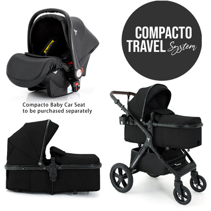 TEKNUM 3in1 Compacto Travel Stroller - Black