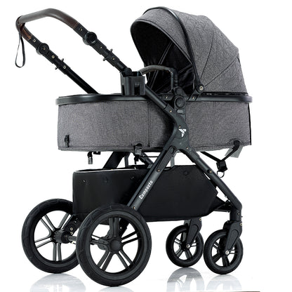TEKNUM 3in1 Compacto Travel Stroller - Dark Grey