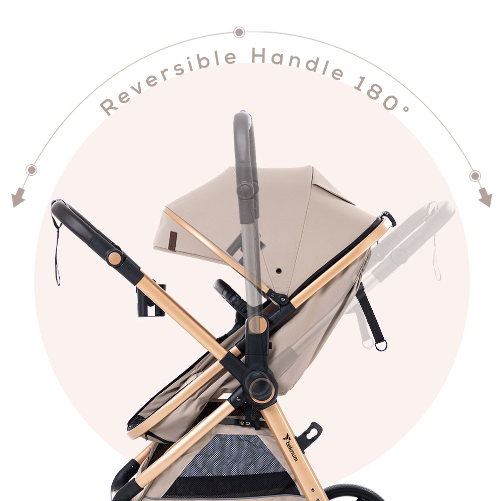 TEKNUM 3in1 Travel Prime Stroller - Beige