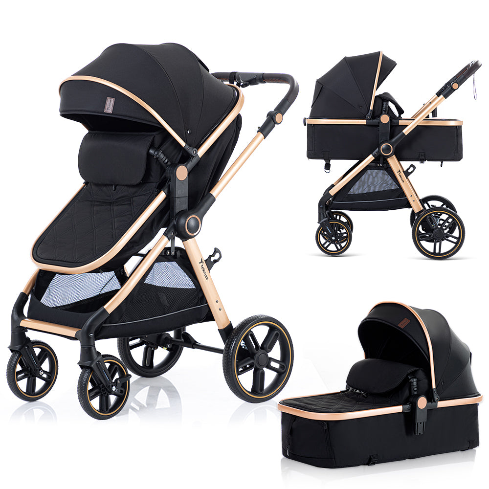 TEKNUM 3in1 Travel Prime Stroller - Black