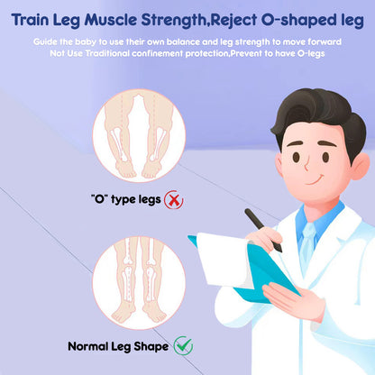 TEKNUM 3 - IN - 1 Baby Walker/Learning Table Mode/Game Panel Mode with Musical keyboard - Pink