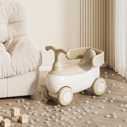 TEKNUM 5-in-1 Rocking Horse/Push Car/Balance Bike - White