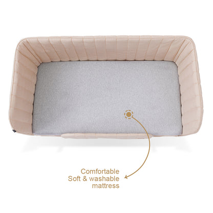 TEKNUM All In One, 0-4 Years Bedside Crib Cot & Sofa Expansion Pack - Ivory