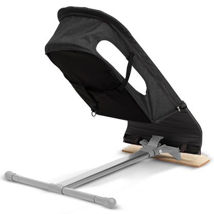 TEKNUM Baby Bouncer w/Grab Toys - Wooden Black