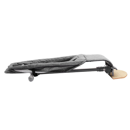 TEKNUM Baby Bouncer w/Grab Toys - Wooden Dark Grey