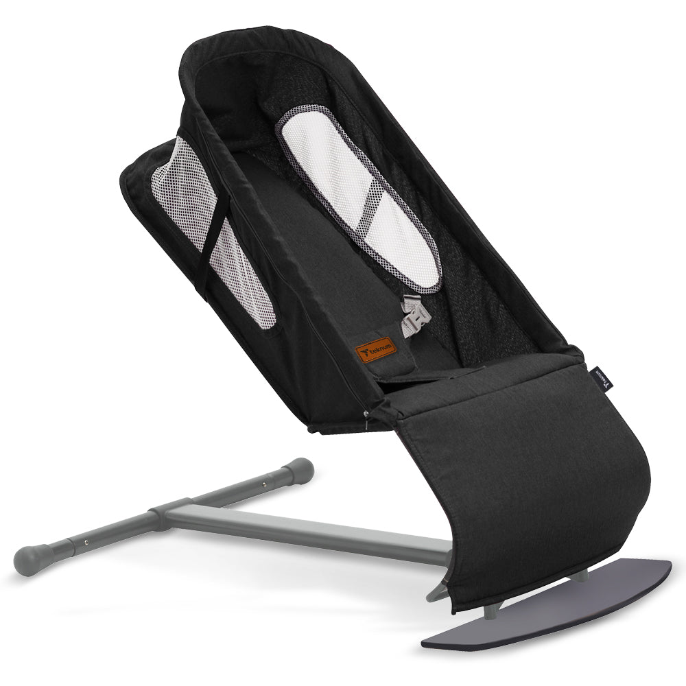 TEKNUM Baby Bouncer w/Grab Toys - Black