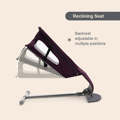 TEKNUM Baby Bouncer w/Grab Toys - Purple