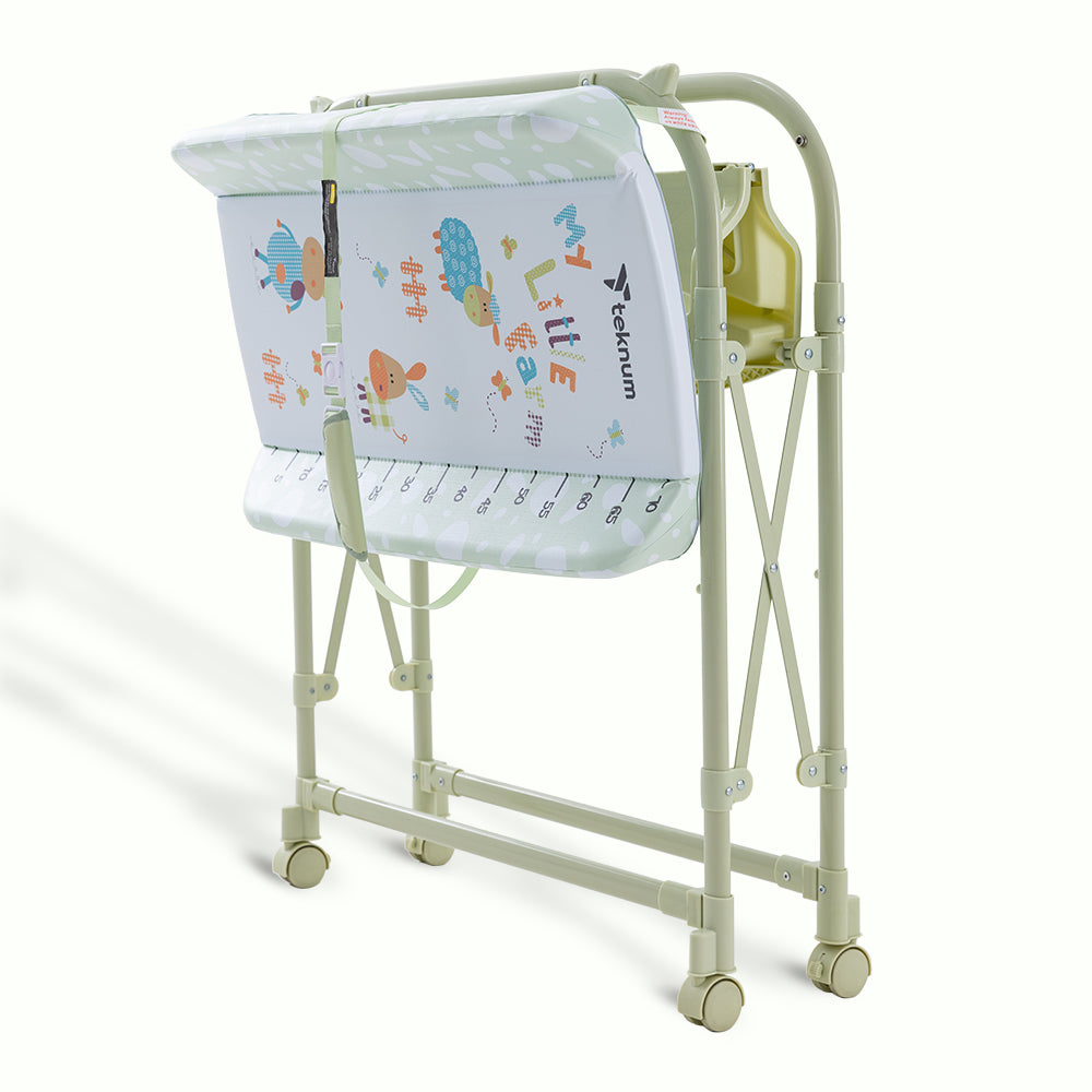 Teknum 2-In-1 Bath Tub & Changing Table - Green