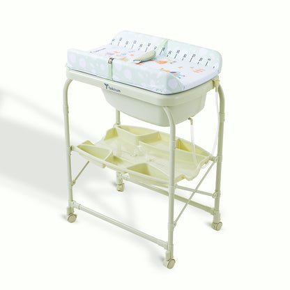 Teknum 2-In-1 Bath Tub & Changing Table - Green