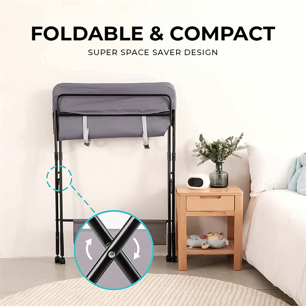TEKNUM 4 - in - 1 Diaper Changing Table Organizer - Grey