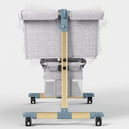 TEKNUM Sunshine Bedside Crib - Light Grey