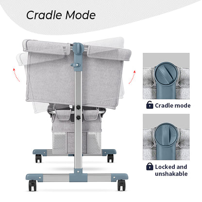 TEKNUM Bedside Crib - Grey