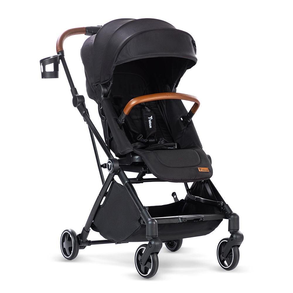 TEKNUM Compacto Auto Fold 360°  Reversible Stroller - Black