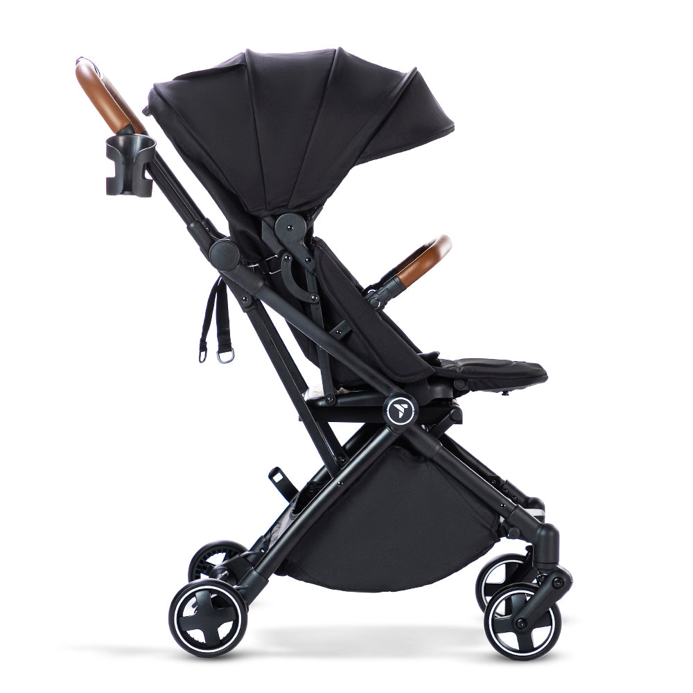 TEKNUM Compacto Auto Fold 360°  Reversible Stroller - Black