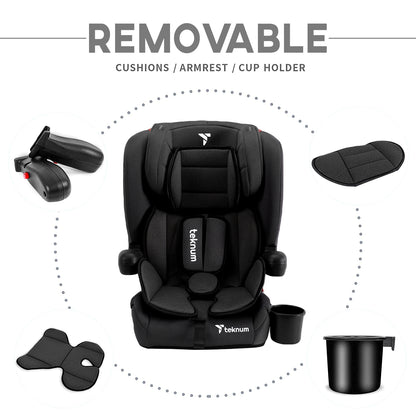 TEKNUM Pack and Go Foldable Car Seat Black