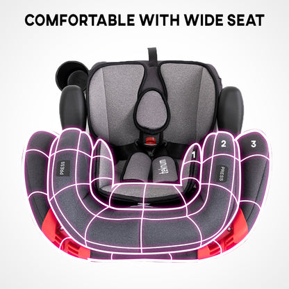 TEKNUM Pack and Go Foldable Car Seat Grey