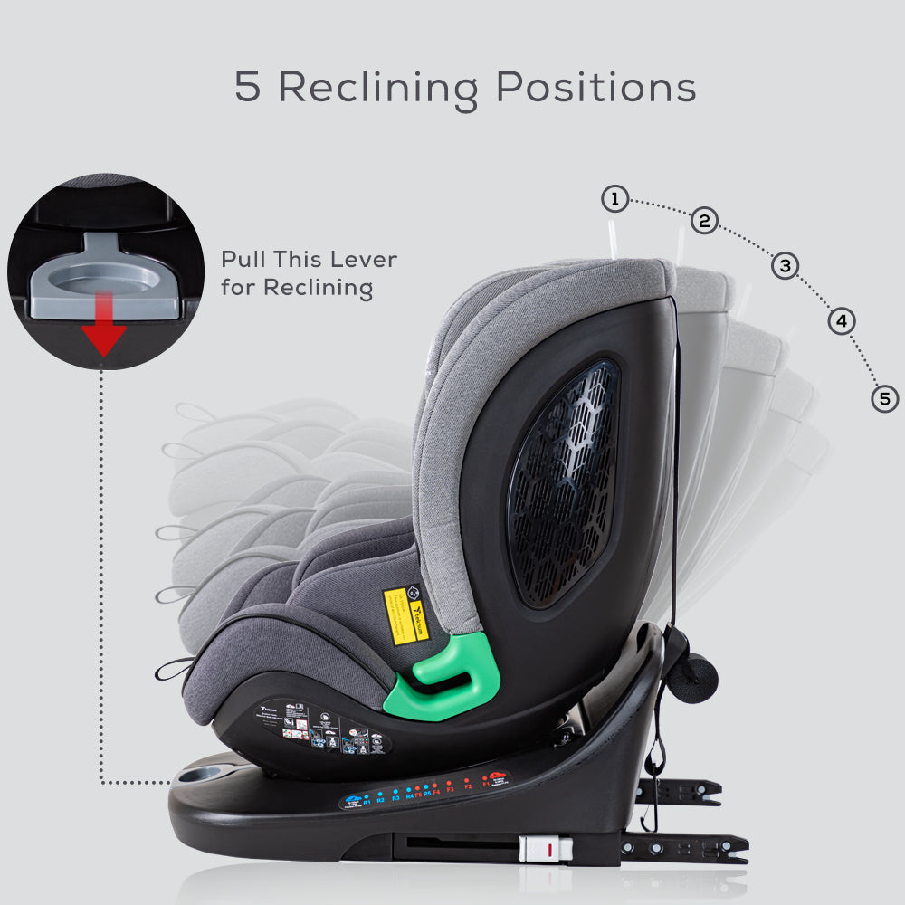 TEKNUM Evolve Prime iSize Car Seat with Isofix - Grey