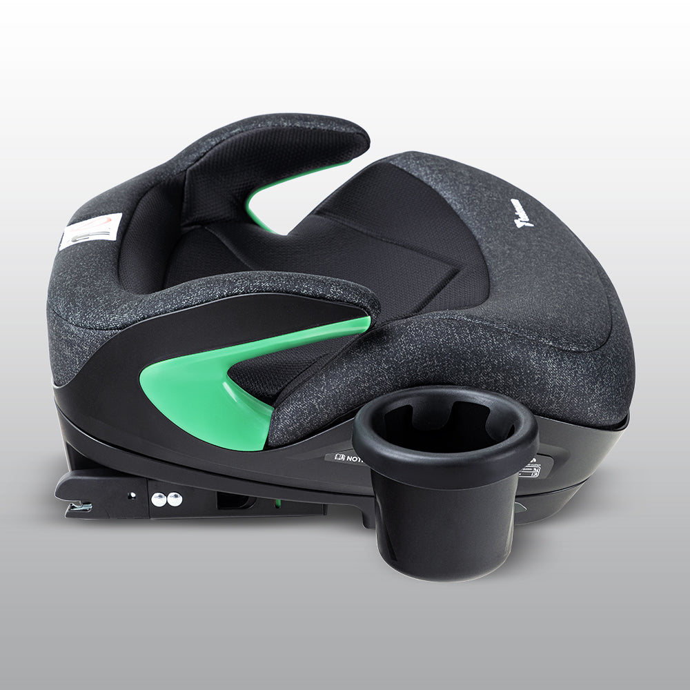 TEKNUM Car Seat I-Size Booster with 4 Reclining Mode & Isofix - Grey