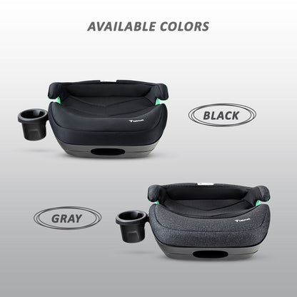 TEKNUM Car Seat I-Size Booster with 4 Reclining Mode & Isofix - Grey