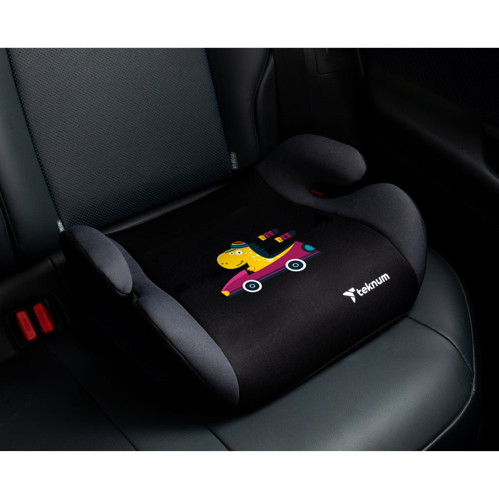 TEKNUM Dinosaur Car Seat Booster - Grey