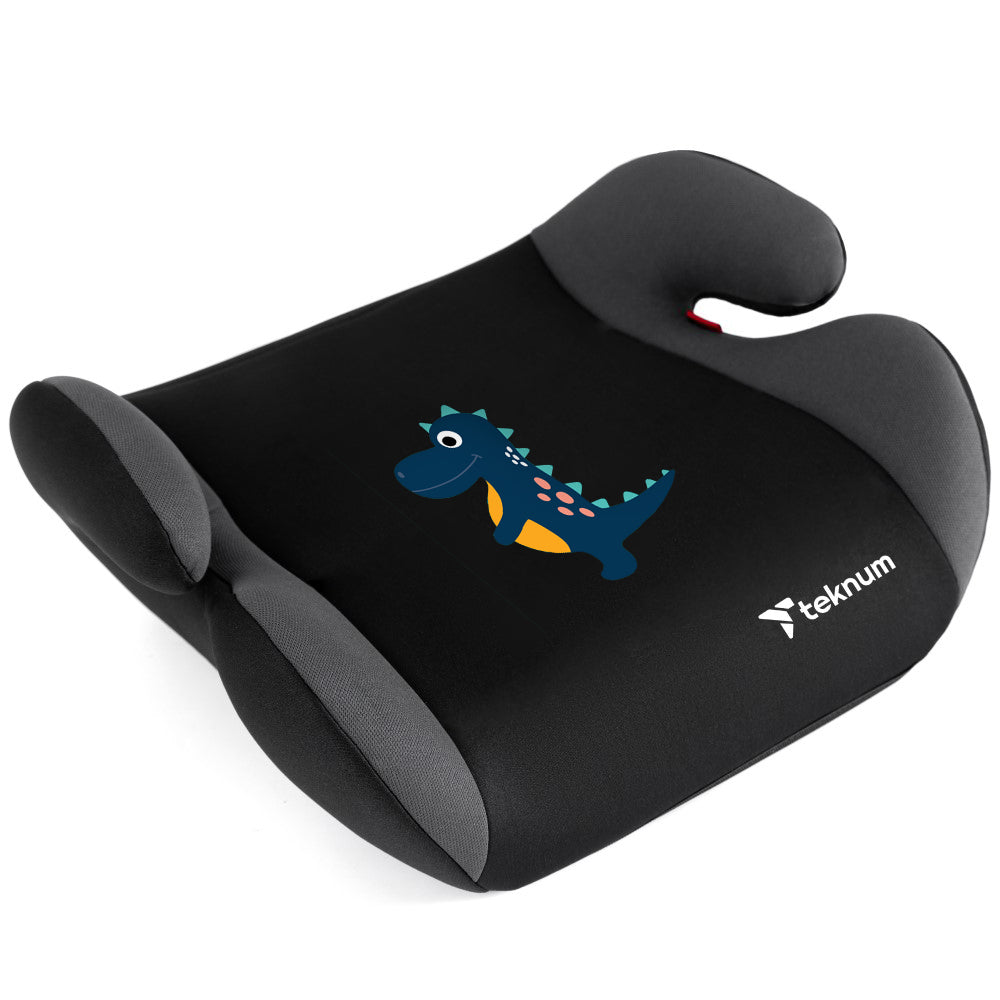 TEKNUM Happy Dinosaur Car Seat Booster - Grey