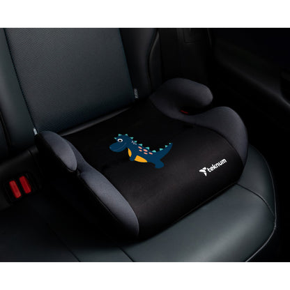 TEKNUM Happy Dinosaur Car Seat Booster - Grey