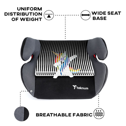 TEKNUM Unicorn Car Seat Booster - Grey