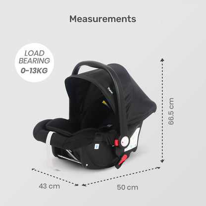TEKNUM Travel Infant/Baby Car Seat - Black