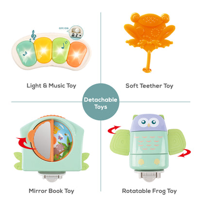 TEKNUM 2 - IN - 1 Dining Chair/Toddler Play Seat W/Pedal Piano - Butterfly