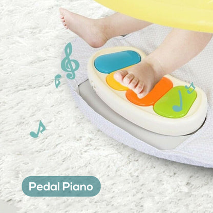 TEKNUM 2 - IN - 1 Dining Chair/Toddler Play Seat W/Pedal Piano - Zebra