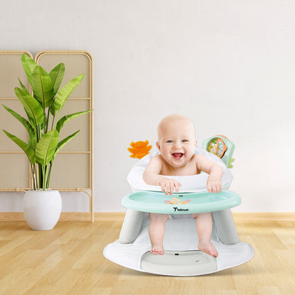 TEKNUM 2 - IN - 1 Dining Chair/Toddler Play Seat W/Pedal Piano - Zebra