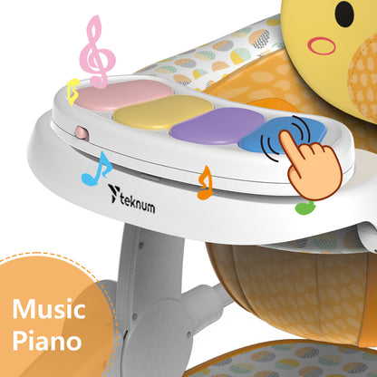 TEKNUM Baby Portable Dining Feeding Chair and Recliner Activity Chair - Giraffe