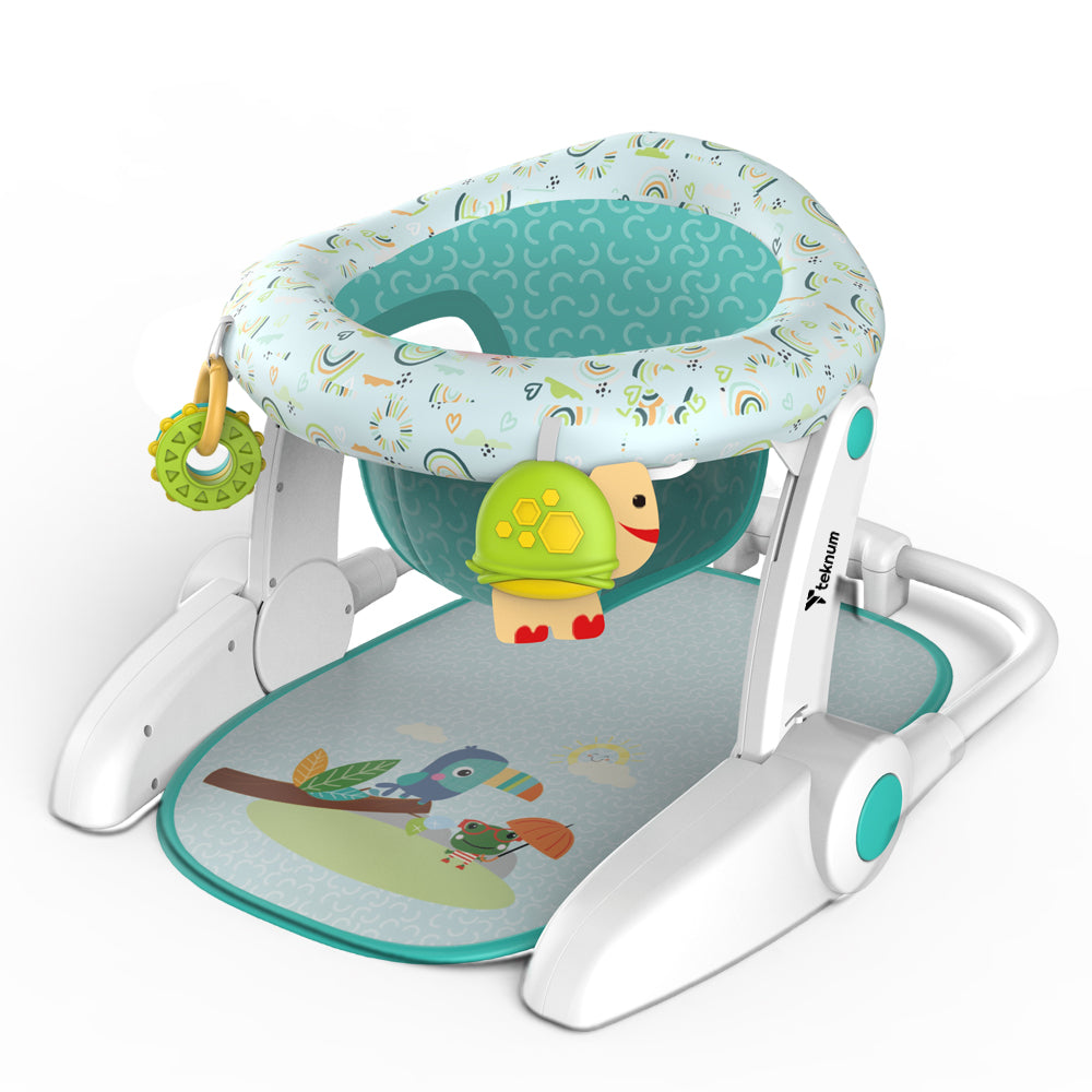 TEKNUM Baby Portable Dining Feeding Chair and Recliner Activity Chair - Green