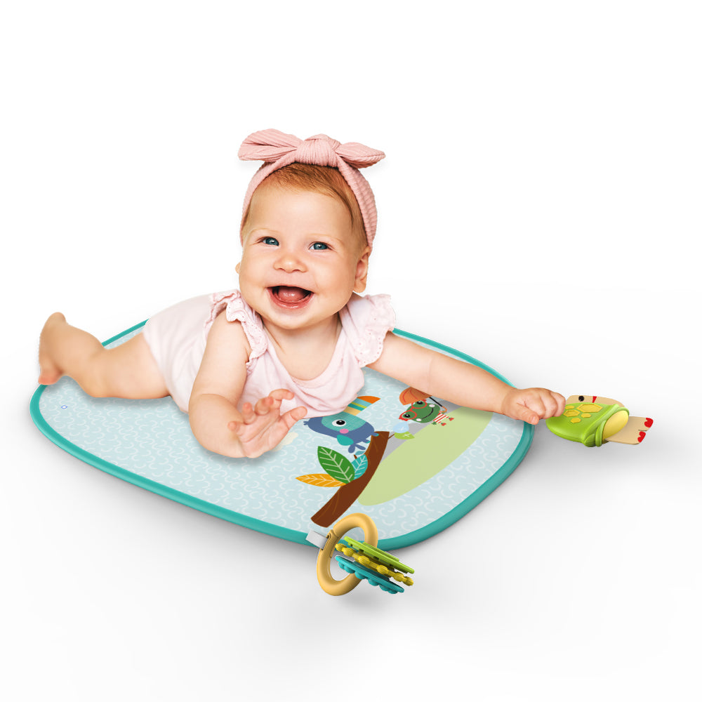 TEKNUM Baby Portable Dining Feeding Chair and Recliner Activity Chair - Green