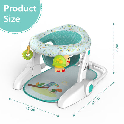 TEKNUM Baby Portable Dining Feeding Chair and Recliner Activity Chair - Green