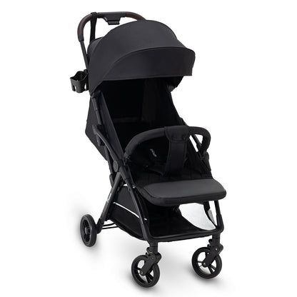 Teknum Explorer 4 Cabin-Friendly Stroller – One-Hand Auto-Fold Reclining Baby Stroller, Black