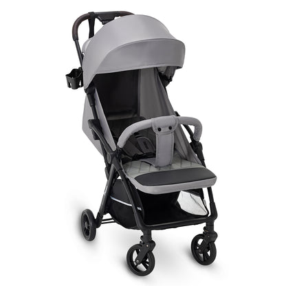 Teknum Explorer 4 Cabin-Friendly Stroller – One-Hand Auto-Fold Reclining Baby Stroller, Grey