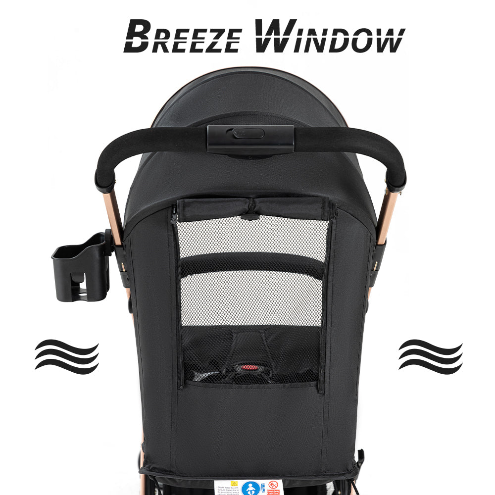 TEKNUM Explorer Travel Stroller - Black